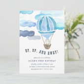 Verjaardagsfeestje voor kinderen in de lucht Uitno Kaart (Staand voorkant)