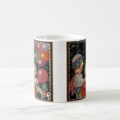 Verjaardagsfeestje voor kinderen met ballonnen en  koffiemok (Center)