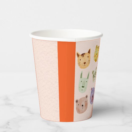 Verjaardagsfeestje voor kinderen papieren bekers (Rechts)