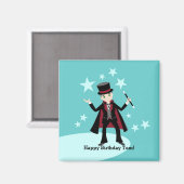 verjaardagsfeestje voor kinderen uit de Magica Magneet (Voorkant / Achterkant)