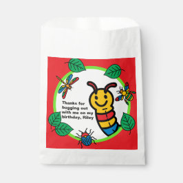 Verjaardagsfeestje voor lieve Bug en Insect Kinder Bedankzakje