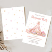 Verjaardagsfeestje voor meisjes kaart