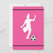 Verjaardagsfeestje voor meisjes kaart (Achterkant)