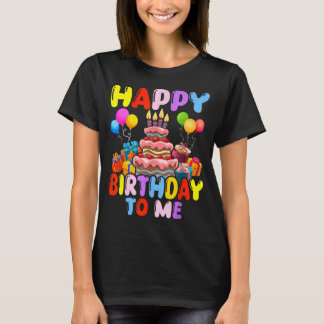 Verjaardagsfeestje voor mezelf t-shirt
