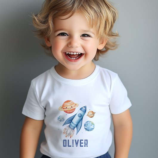 Verjaardagsfeestje voor Outer Space Rocket Ship Bo
