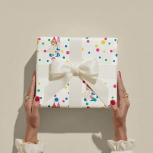 Verjaardagsfeestje voor Pastel Zusters Cadeaupapier