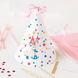 Verjaardagsfeestje voor Pastel Zusters Feesthoedjes