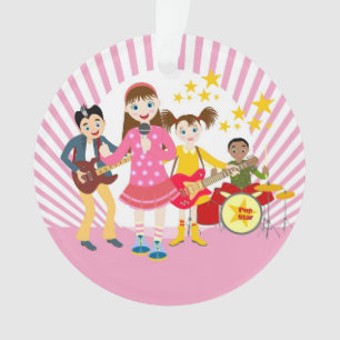 verjaardagsfeestje voor pop ster ornament