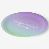 Verjaardagsfeestje voor Regenboog Jongen Papieren Bordje (Gekanteld)