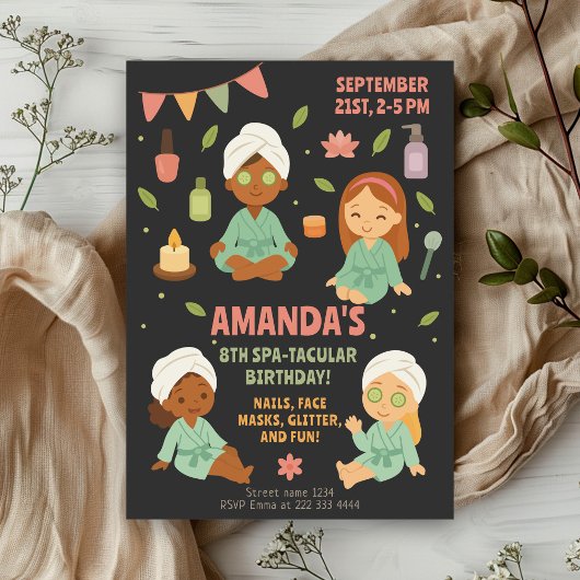 Verjaardagsfeestje voor schoonheid | Leuke meidend Kaart