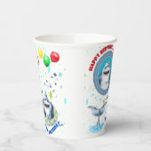 Verjaardagsfeestje voor Shark Kids Papieren Bekers (Links)