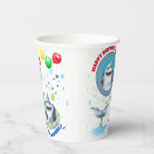 Verjaardagsfeestje voor Shark Kids Papieren Bekers (Rechts)