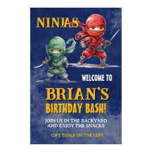 Verjaardagsfeestje voor stiekeme ninja krijgers