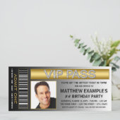 Verjaardagsfeestje voor tickets voor Mans Kaart (Staand voorkant)