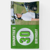 Verjaardagsfeestje voor vrouwen! spandoek (Verticaal)