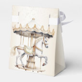 Verjaardagsfeestje Vrolijk naar ronde Circus Carna Bedankdoosjes (Achterkant)