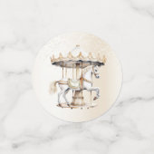 Verjaardagsfeestje Vrolijk naar ronde Circus Carna Confetti (Kleine voorkant)