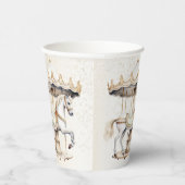 Verjaardagsfeestje Vrolijk naar ronde Circus Carna Papieren Bekers (Rechts)