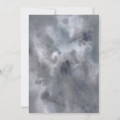 Verjaardagsfeestje waterverf Space Galaxy Astronau Kaart (Achterkant)