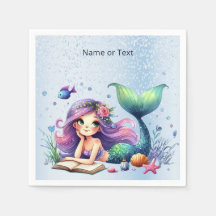 Verjaardagsfeestje Waterverf Zeemeermin Zee Leven 