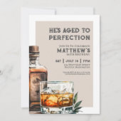 Verjaardagsfeestje Whiskey Mannen 60 Jaar Kaart (Voorkant)