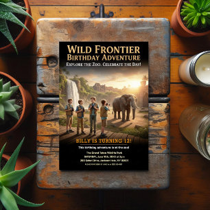 Verjaardagsfeestje Wilde Grens Briefkaart