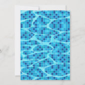 verjaardagsfeestje winterpool kaart (Achterkant)