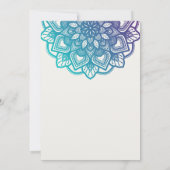 Verjaardagsfeestje yoga kaart (Achterkant)