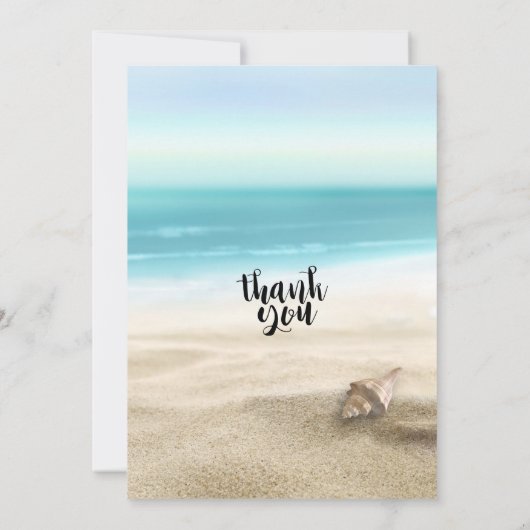 Verjaardagsfeestje zomer strand zeester schelp 21 kaart (Achterkant)