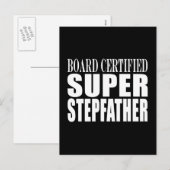 Verjaardagsfeestjes: Super Stepfather Feestdagenkaart (Voorkant / Achterkant)