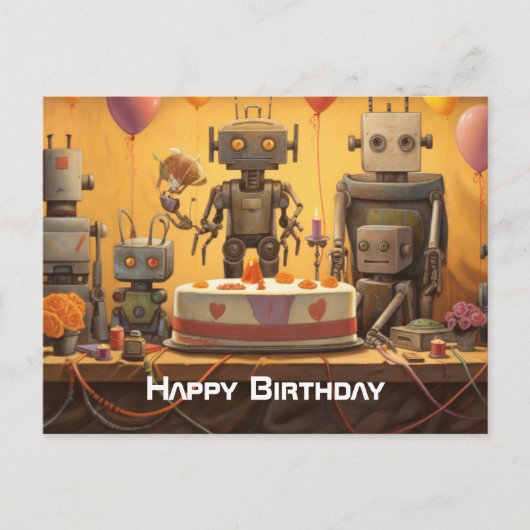 Verjaardagsfeestkaart voor jongens #13 briefkaart (Voorkant)