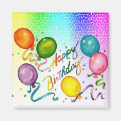 Verjaardagsfeestmagneten Magneet (Voorkant)