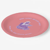 Verjaardagsfeestthemaboeken Papieren Bordje (Gekanteld)