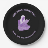 Verjaardagsfeestthemaboeken Papieren Bordje (Voorkant)