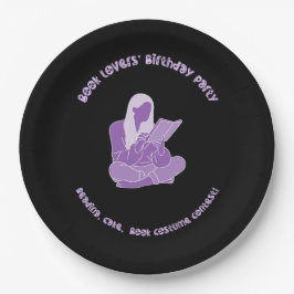 Verjaardagsfeestthemaboeken Papieren Bordje