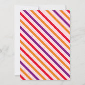 Verjaardagsfeestuitnodiging Kinder Kaart (Achterkant)