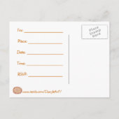 Verjaardagsfeestuitnodiging, pizza briefkaarten (Achterkant)