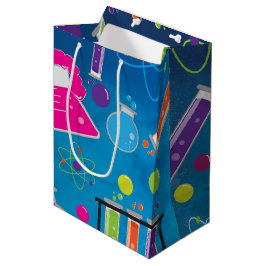 Verjaardagsfeestzak voor Mad Science wetenschapper Medium Cadeauzakje
