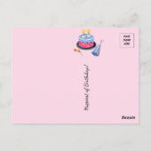 Verjaardagsfelicitaties - Kat Postkaart (Achterkant)