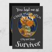 Verjaardagsfestival Blok 2024 Feest Kaart (Voorkant / Achterkant)