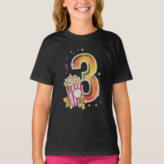 Verjaardagsfilm Magic Nummer Een Popcorn T-shirt
