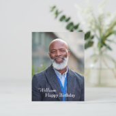 Verjaardagsfoto Aangepaste Ansichtkaart Briefkaart (Staand voorkant)