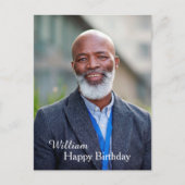 Verjaardagsfoto Aangepaste Ansichtkaart Briefkaart (Voorkant)