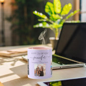 Verjaardagsfoto beste vrienden namen violet lavend mok