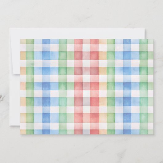 Verjaardagsfoto boerderijdieren bedankkaart kaart (Achterkant)