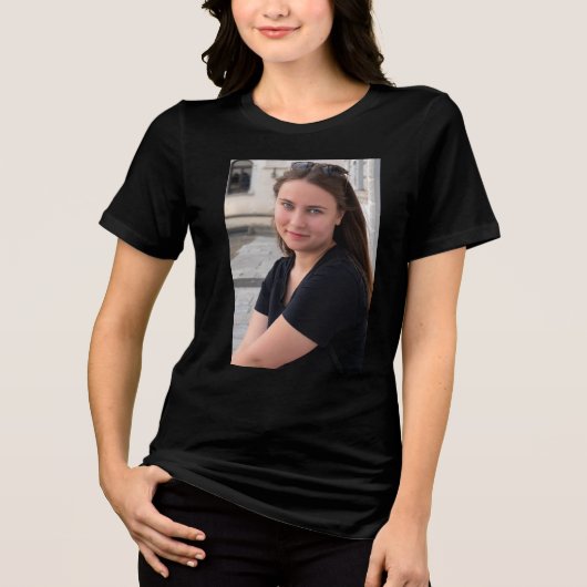 Verjaardagsfoto custom T-shirt (Voorkant)