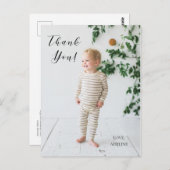 Verjaardagsfoto Dank Je Berichtkaart Briefkaart (Voorkant / Achterkant)