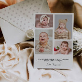 Verjaardagsfoto Dank je wel kaart