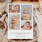 Verjaardagsfoto Dank je wel kaart