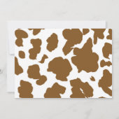 Verjaardagsfoto Highland Cow Bedankkaart (Achterkant)